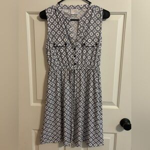 SirenLily blue and white maternity dress-size small-worn once